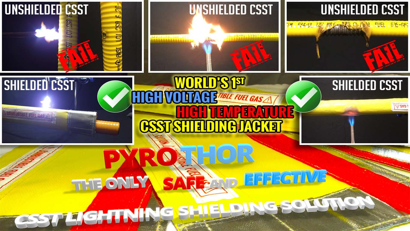 PYROTHOR HIGH VOLTAGE HIGH TEMPERATURE LIGHTNING SHIELDING JACKET