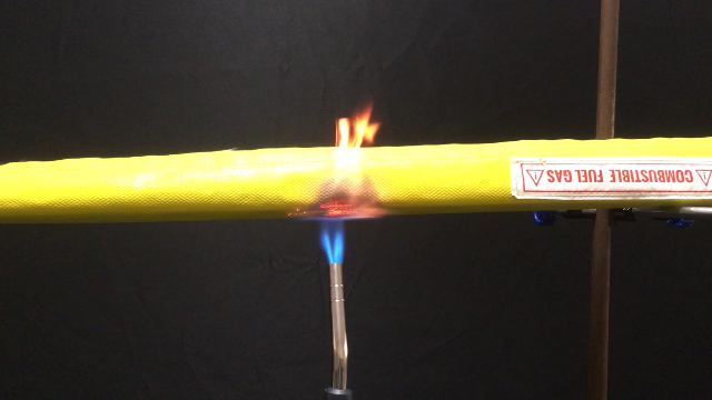 PYROTHOR FLEX-SHUNT LIGHTNING SHIELDING JACKET FLAME EXPOSURE TEST